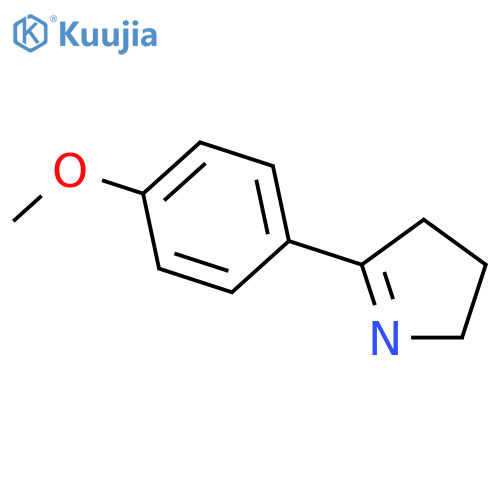 5-(4-Methoxyphenyl)-3,4-dihydro-2H-pyrrole structure