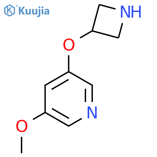 3-(azetidin-3-yloxy)-5-methoxypyridine structure