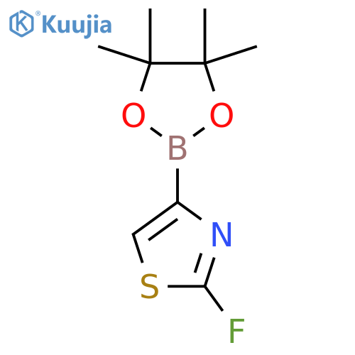 2-fluoro-4-(4,4,5,5-tetramethyl-1,3,2-dioxaborolan-2-yl)-1,3-thiazole structure