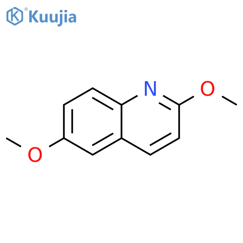 Quinoline, 2,6-dimethoxy- structure