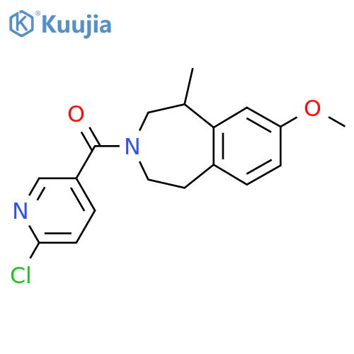 (6-Chloropyridin-3-yl)-(7-methoxy-5-methyl-1,2,4,5-tetrahydro-3-benzazepin-3-yl)methanone structure