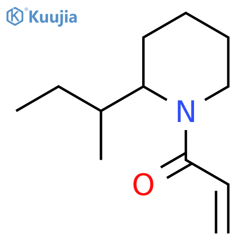 1-2-(butan-2-yl)piperidin-1-ylprop-2-en-1-one structure