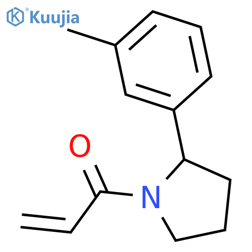 1-[2-(3-Methylphenyl)pyrrolidin-1-yl]prop-2-en-1-one structure