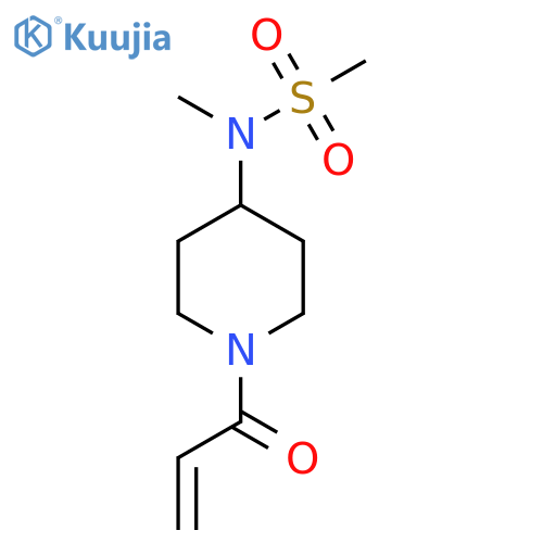 n-Methyl-n-[1-(prop-2-enoyl)piperidin-4-yl]methanesulfonamide structure