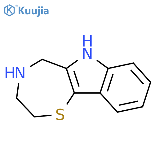 2H,3H,4H,5H,6H-1,4thiazepino6,7-bindole structure