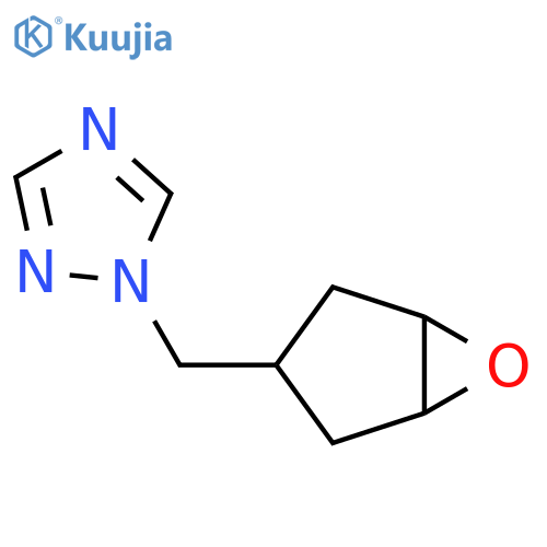1-({6-oxabicyclo3.1.0hexan-3-yl}methyl)-1H-1,2,4-triazole structure