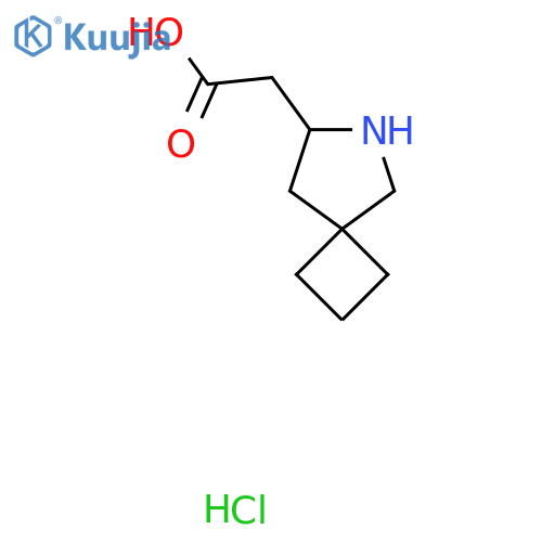2-{6-azaspiro3.4octan-7-yl}acetic acid hydrochloride structure