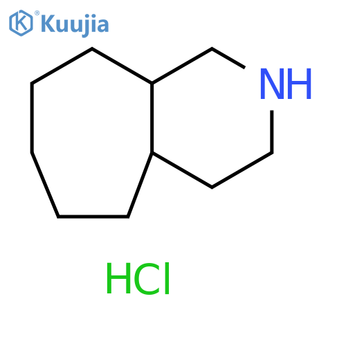 decahydro-1H-cycloheptacpyridine hydrochloride structure