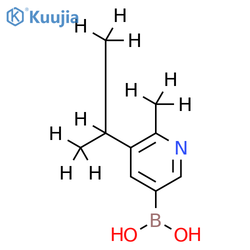 [6-Methyl-5-(iso-propyl)-d10]-pyridine-3-boronic acid structure