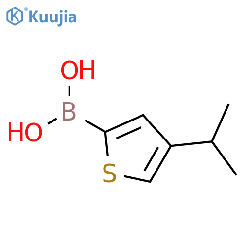 4-(iso-Propyl)thiophene-2-boronic acid structure