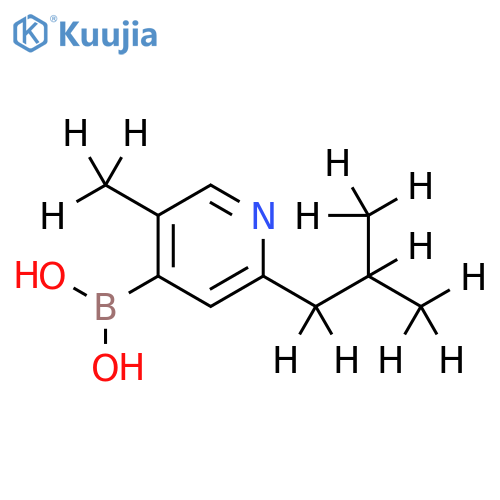 [3-Methyl-6-(iso-butyl)-d12]-pyridine-4-boronic acid structure