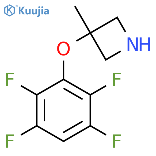 3-methyl-3-(2,3,5,6-tetrafluorophenoxy)azetidine structure