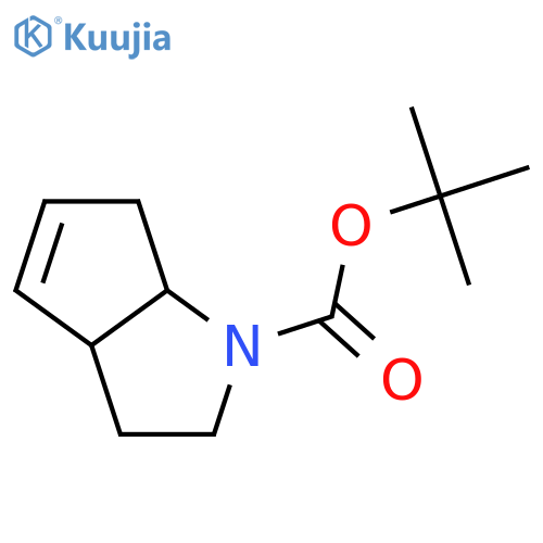 tert-butyl 1H,2H,3H,3aH,6H,6aH-cyclopenta[b]pyrrole-1-carboxylate structure
