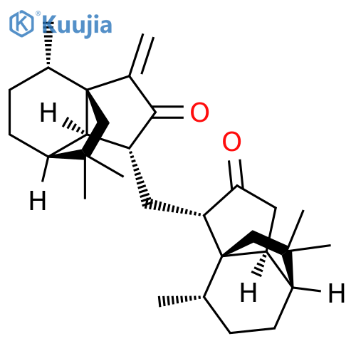 3a,7-Ethano-3aH-inden-2(3H)-one,hexahydro-4,8,8-trimethyl-3-methylene-1-[[(3S,3aS,4S,7S,7aS)-octahydro-4,8,8-trimethyl-2-oxo-3a,7-ethano-3aH-inden-3-yl]methyl]-,(1R,3aS,4S,7S,7aR)- structure