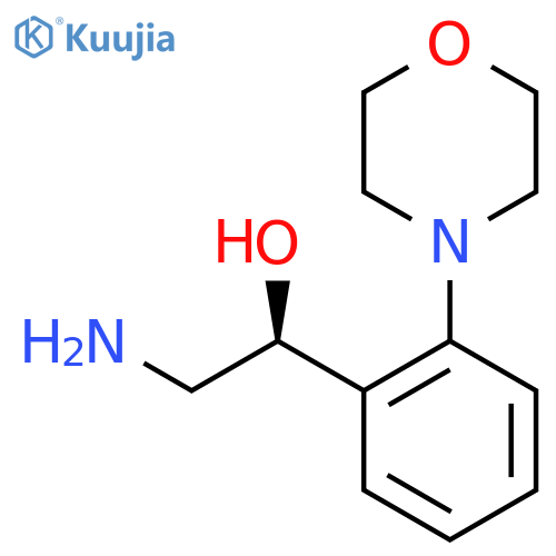 (1S)-2-amino-1-2-(morpholin-4-yl)phenylethan-1-ol structure