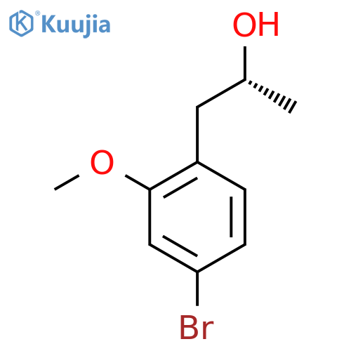 (2R)-1-(4-bromo-2-methoxyphenyl)propan-2-ol structure