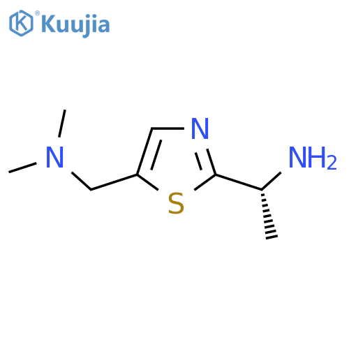 (1R)-1-{5-(dimethylamino)methyl-1,3-thiazol-2-yl}ethan-1-amine structure