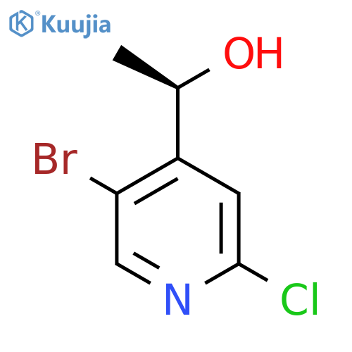 (1R)-1-(5-bromo-2-chloropyridin-4-yl)ethan-1-ol structure