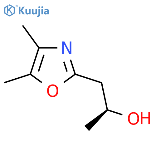 (2S)-1-(dimethyl-1,3-oxazol-2-yl)propan-2-ol structure