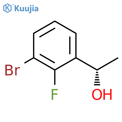 (1S)-1-(3-bromo-2-fluorophenyl)ethan-1-ol structure