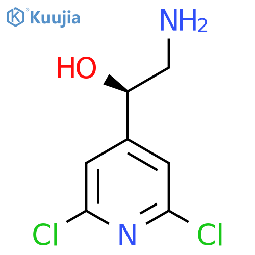 (1R)-2-amino-1-(2,6-dichloropyridin-4-yl)ethan-1-ol structure