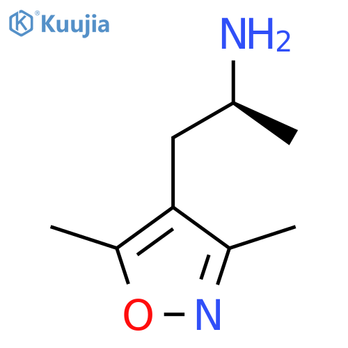 (2S)-1-(dimethyl-1,2-oxazol-4-yl)propan-2-amine structure