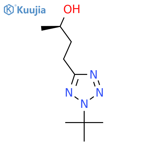 (2R)-4-(2-tert-butyl-2H-1,2,3,4-tetrazol-5-yl)butan-2-ol structure