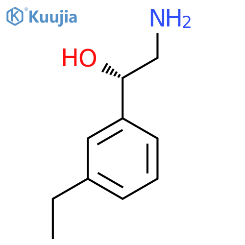 (1S)-2-amino-1-(3-ethylphenyl)ethan-1-ol structure