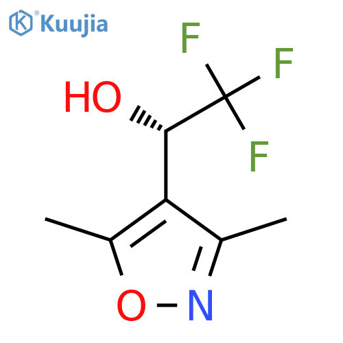 (1S)-1-(dimethyl-1,2-oxazol-4-yl)-2,2,2-trifluoroethan-1-ol structure