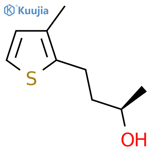 (2R)-4-(3-methylthiophen-2-yl)butan-2-ol structure
