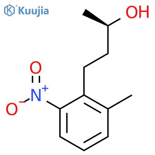 (2R)-4-(2-methyl-6-nitrophenyl)butan-2-ol structure