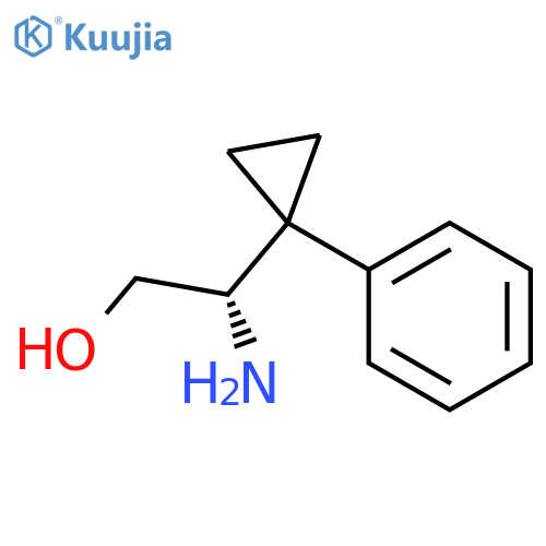 (2S)-2-amino-2-(1-phenylcyclopropyl)ethan-1-ol structure
