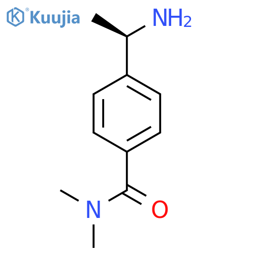 4-(1R)-1-aminoethyl-N,N-dimethylbenzamide structure