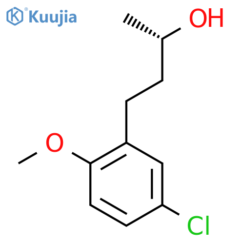 (2S)-4-(5-chloro-2-methoxyphenyl)butan-2-ol structure