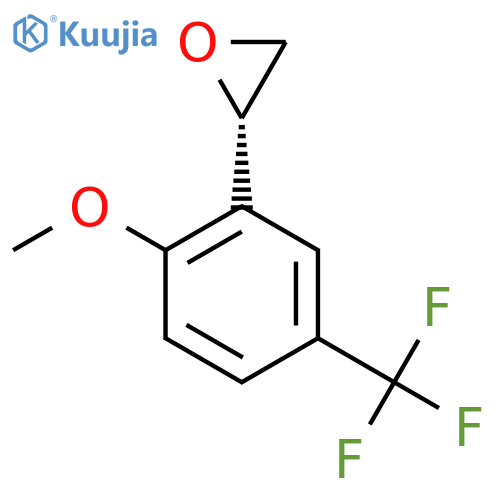 (2S)-2-2-methoxy-5-(trifluoromethyl)phenyloxirane structure