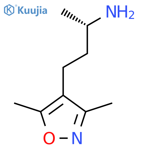 (2S)-4-(dimethyl-1,2-oxazol-4-yl)butan-2-amine structure