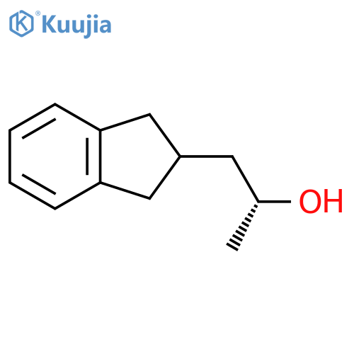 (2R)-1-(2,3-dihydro-1H-inden-2-yl)propan-2-ol structure