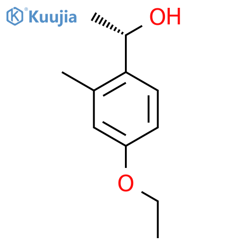 (1S)-1-(4-ethoxy-2-methylphenyl)ethan-1-ol structure