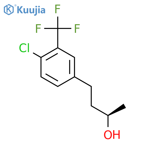 (2R)-4-4-chloro-3-(trifluoromethyl)phenylbutan-2-ol structure