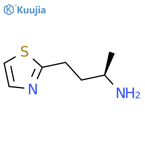 (2R)-4-(1,3-thiazol-2-yl)butan-2-amine structure