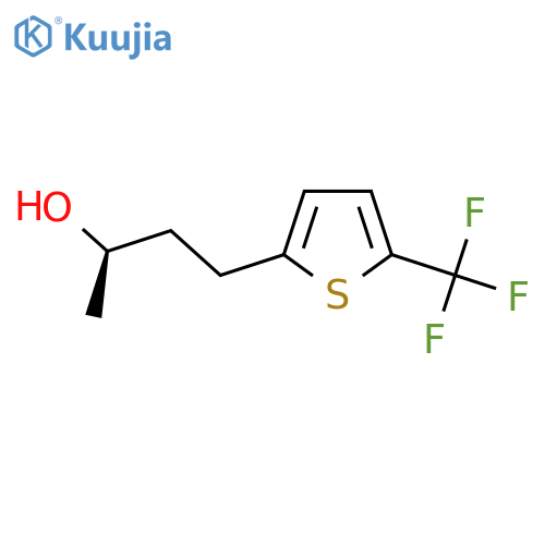 (2R)-4-5-(trifluoromethyl)thiophen-2-ylbutan-2-ol structure