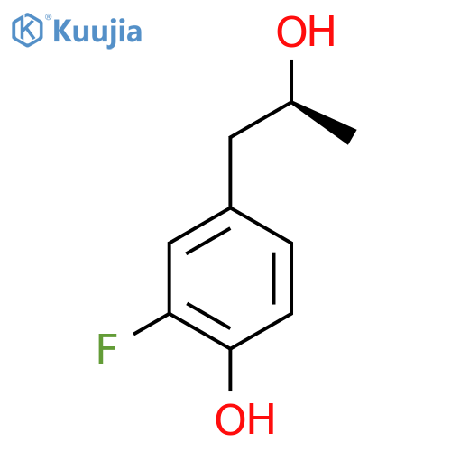 2-fluoro-4-(2S)-2-hydroxypropylphenol structure