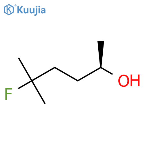 (2R)-5-fluoro-5-methylhexan-2-ol structure