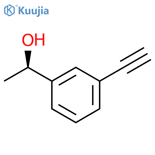 (1R)-1-(3-ethynylphenyl)ethan-1-ol structure