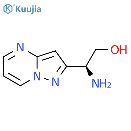 (2S)-2-amino-2-{pyrazolo1,5-apyrimidin-2-yl}ethan-1-ol structure