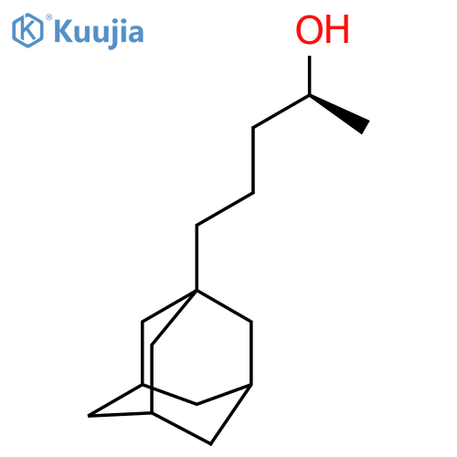 (2S)-5-(adamantan-1-yl)pentan-2-ol structure
