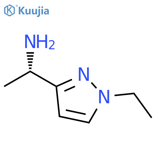 (1S)-1-(1-ethyl-1H-pyrazol-3-yl)ethan-1-amine structure