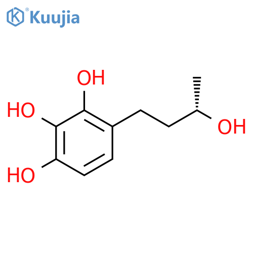 4-(3S)-3-hydroxybutylbenzene-1,2,3-triol structure