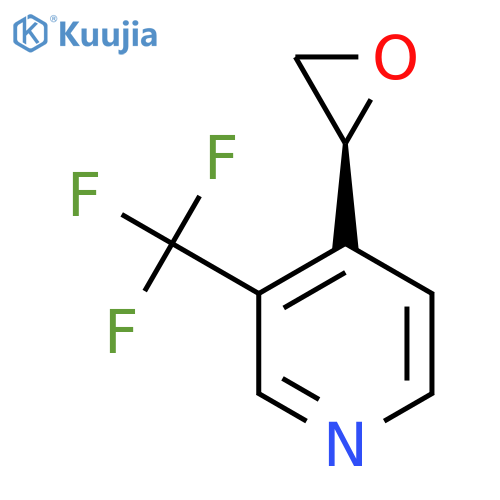 4-(2S)-oxiran-2-yl-3-(trifluoromethyl)pyridine structure