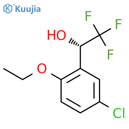 (1S)-1-(5-chloro-2-ethoxyphenyl)-2,2,2-trifluoroethan-1-ol structure